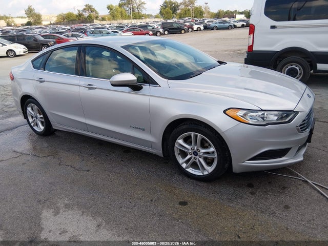 46005803 :رقم المزاد ، 3FA6P0UU1JR271577 vin ، 2018 Ford Fusion S Hybrid مزاد بيع