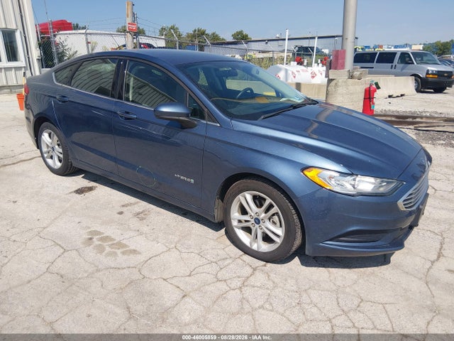 46005859 :رقم المزاد ، 3FA6P0UUXJR271576 vin ، 2018 Ford Fusion Hybrid S مزاد بيع