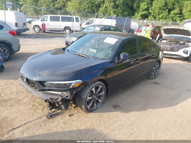 46005902 :رقم المزاد ، 2HGFE4F85SH308393 vin ، 2025 Honda Civic Hybrid Sport/sport Touring مزاد بيع