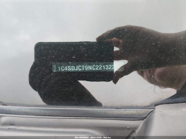 46005905 :رقم المزاد ، 1C4SDJCT9NC221322 vin ، 2022 Dodge Durango R/t Awd مزاد بيع