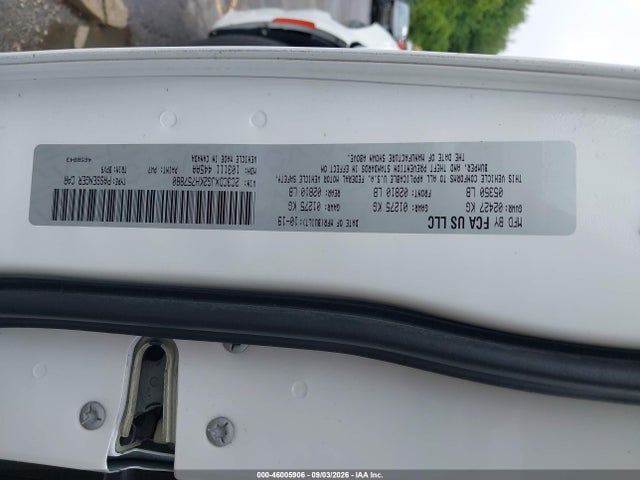Продажа на аукционе авто 2019 Dodge Charger Sxt Awd, vin: 2C3CDXJG2KH757880, номер лота: 46005906