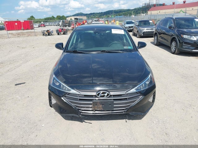 Aukcja sprzedaży 2019 Hyundai Elantra Sel, vin: 5NPD84LFXKH481818, numer aukcji: 46006006