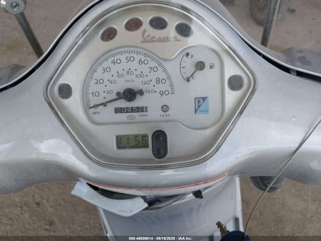 2007 Vespa Lx 150 მანქანა იყიდება აუქციონზე, vin: ZAPM448F275006304, აუქციონის ნომერი: 46006014