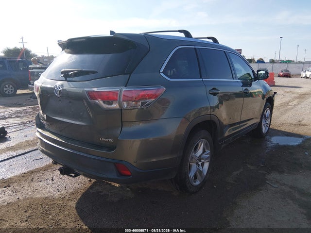 46006071 :رقم المزاد ، 5TDYKRFH7GS156669 vin ، 2016 Toyota Highlander Limited V6 مزاد بيع