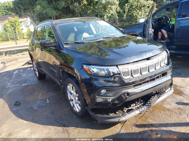 Aukcja sprzedaży 2022 Jeep Compass Latitude Lux 4x4, vin: 3C4NJDFB5NT126545, numer aukcji: 46006124