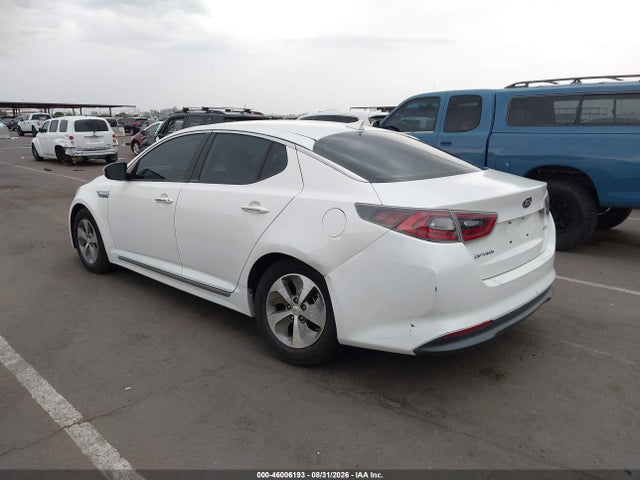 2015 Kia Optima Hybrid მანქანა იყიდება აუქციონზე, vin: KNAGM4AD1F5083880, აუქციონის ნომერი: 46006193