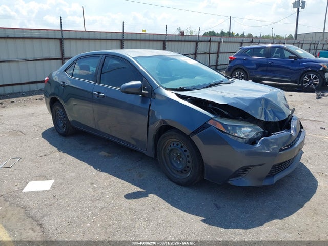 2016 Toyota Corolla Le მანქანა იყიდება აუქციონზე, vin: 5YFBURHE1GP567724, აუქციონის ნომერი: 46006236