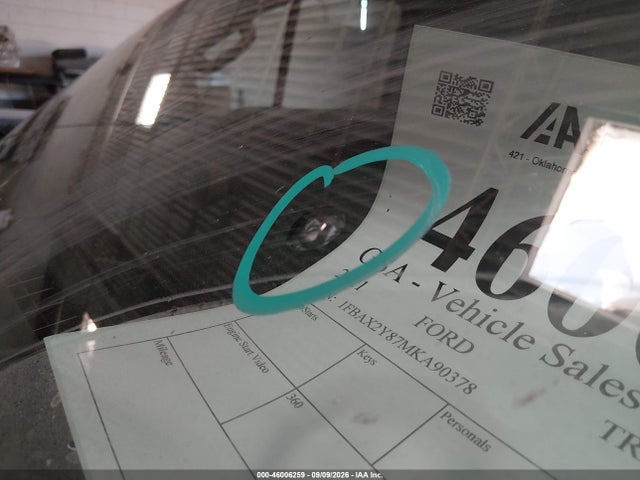 Продажа на аукционе авто 2021 Ford Transit-350 Passenger Van Xl, vin: 1FBAX2Y87MKA90378, номер лота: 46006259