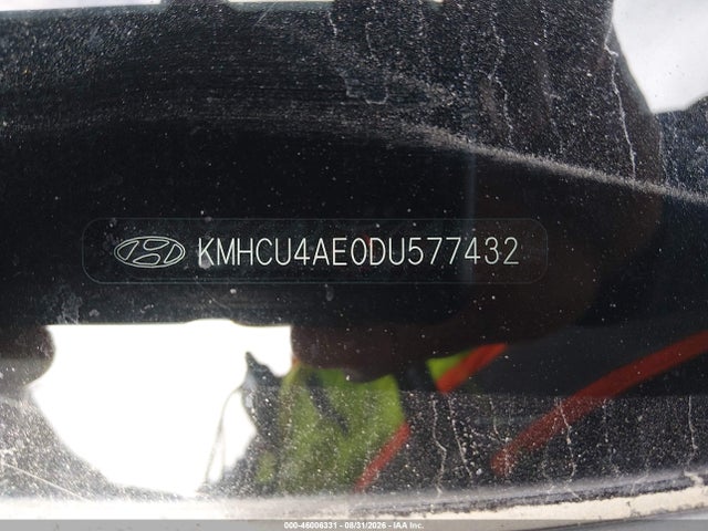 2013 Hyundai Accent Gls მანქანა იყიდება აუქციონზე, vin: KMHCU4AE0DU577432, აუქციონის ნომერი: 46006331