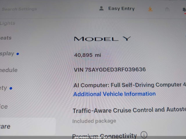 Продажа на аукционе авто 2024 Tesla Model Y Long Range Single Motor Rear-wheel Drive/rwd, vin: 7SAYGDED3RF039636, номер лота: 46006454