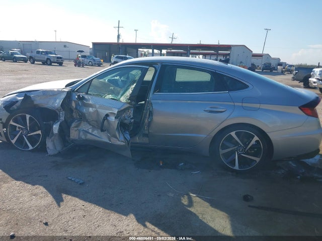 2021 Hyundai Sonata Sel Plus მანქანა იყიდება აუქციონზე, vin: 5NPEJ4J29MH083091, აუქციონის ნომერი: 46006491