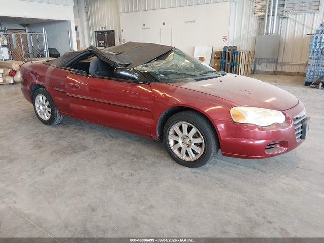 2006 Chrysler Sebring Gtc მანქანა იყიდება აუქციონზე, vin: 1C3EL75R26N182975, აუქციონის ნომერი: 46006499