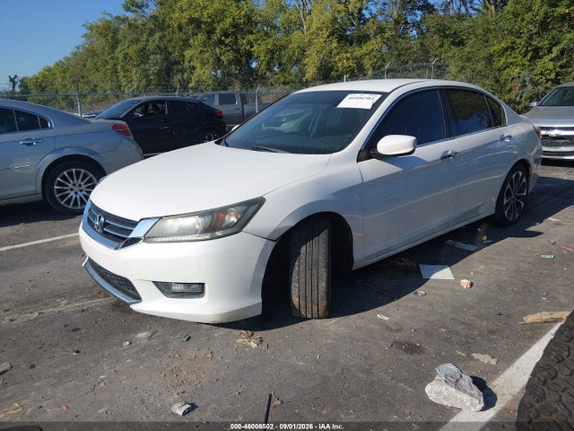 46006502 :رقم المزاد ، 1HGCR2F56FA199500 vin ، 2015 Honda Accord Sport مزاد بيع