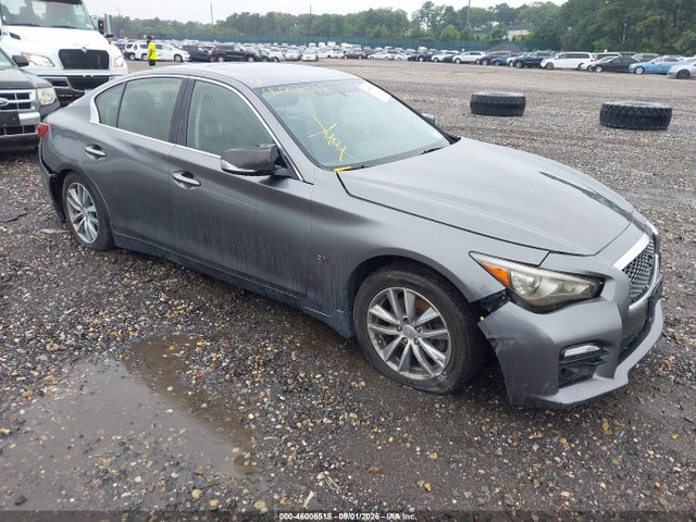 46006518 :رقم المزاد ، JN1BV7AR2EM685895 vin ، 2014 Infiniti Q50 Premium مزاد بيع