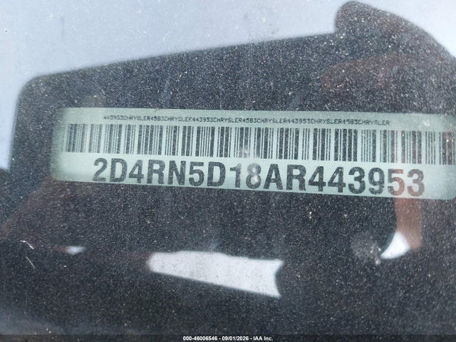 Продажа на аукционе авто 2010 Dodge Grand Caravan Sxt, vin: 2D4RN5D18AR443953, номер лота: 46006546