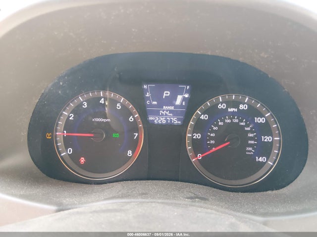 2013 Hyundai Accent Gls მანქანა იყიდება აუქციონზე, vin: KMHCT4AE6DU572416, აუქციონის ნომერი: 46006637