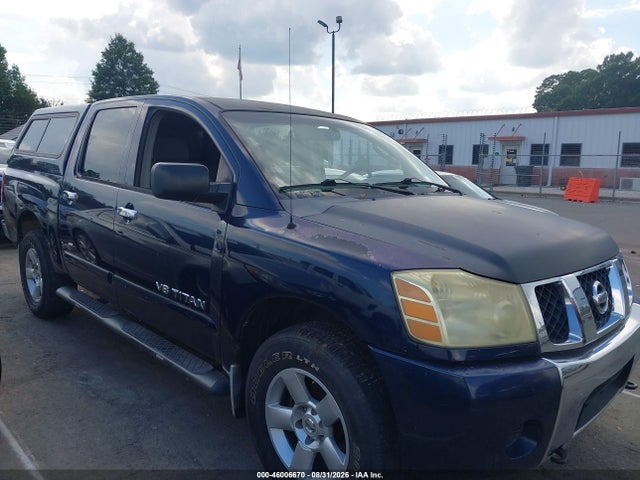 2006 Nissan Titan Se მანქანა იყიდება აუქციონზე, vin: 1N6BA07B56N543205, აუქციონის ნომერი: 46006670