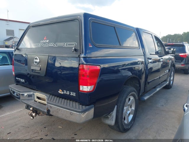 2006 Nissan Titan Se მანქანა იყიდება აუქციონზე, vin: 1N6BA07B56N543205, აუქციონის ნომერი: 46006670