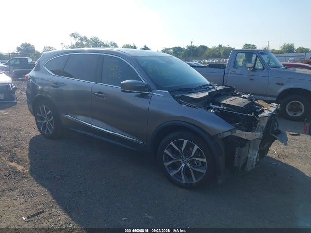2022 Acura Mdx Technology Package მანქანა იყიდება აუქციონზე, vin: 5J8YE1H42NL006262, აუქციონის ნომერი: 46006815