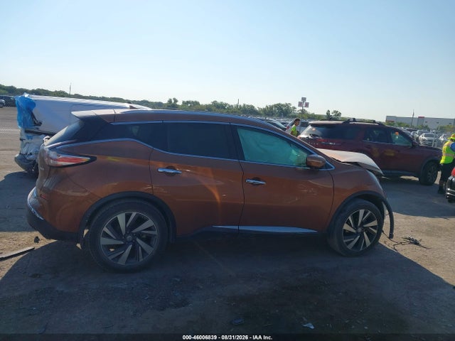 46006839 :رقم المزاد ، 5N1AZ2MG0FN225992 vin ، 2015 Nissan Murano Platinum/s/sl/sv مزاد بيع