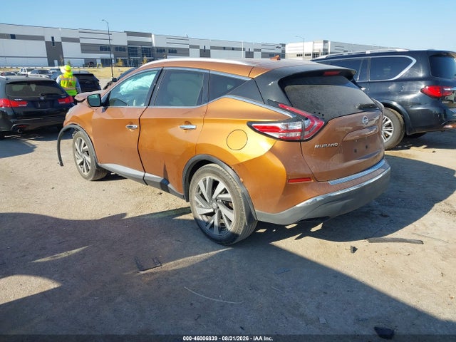 46006839 :رقم المزاد ، 5N1AZ2MG0FN225992 vin ، 2015 Nissan Murano Platinum/s/sl/sv مزاد بيع