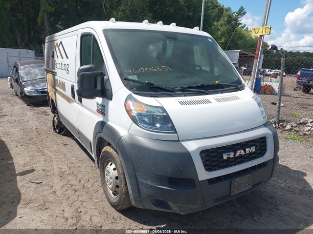 46006851 :رقم المزاد ، 3C6TRVAG5LE118253 vin ، 2020 Ram Promaster 1500 Low Roof 136 Wb مزاد بيع