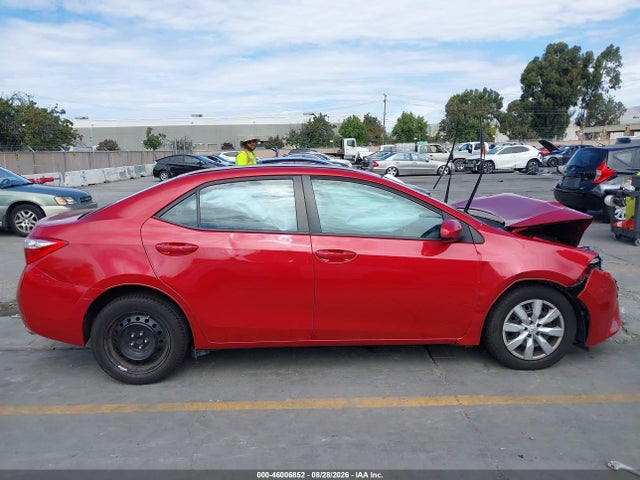 2015 Toyota Corolla Le მანქანა იყიდება აუქციონზე, vin: 5YFBURHE9FP361193, აუქციონის ნომერი: 46006852