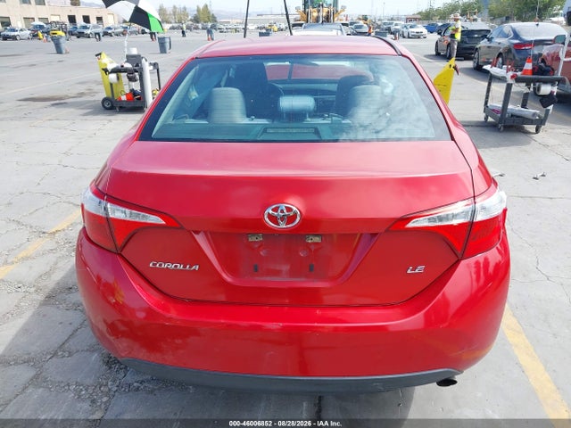 2015 Toyota Corolla Le მანქანა იყიდება აუქციონზე, vin: 5YFBURHE9FP361193, აუქციონის ნომერი: 46006852