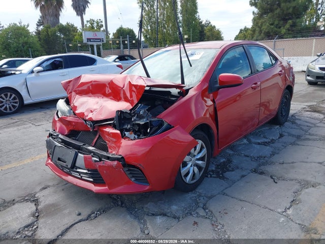 2015 Toyota Corolla Le მანქანა იყიდება აუქციონზე, vin: 5YFBURHE9FP361193, აუქციონის ნომერი: 46006852