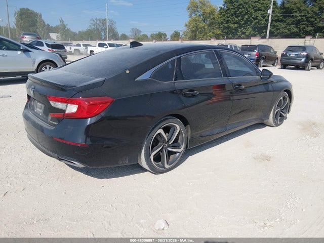 46006887 :رقم المزاد ، 1HGCV1F36JA133266 vin ، 2018 Honda Accord Sport مزاد بيع