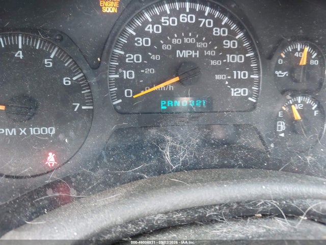46006931 :رقم المزاد ، 1GNDT13S032198185 vin ، 2003 Chevrolet Trailblazer Ltz مزاد بيع