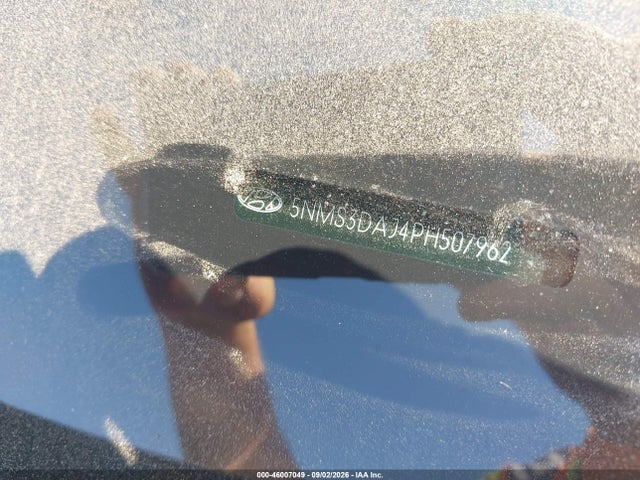 Aukcja sprzedaży 2023 Hyundai Santa Fe Sel, vin: 5NMS3DAJ4PH507962, numer aukcji: 46007049