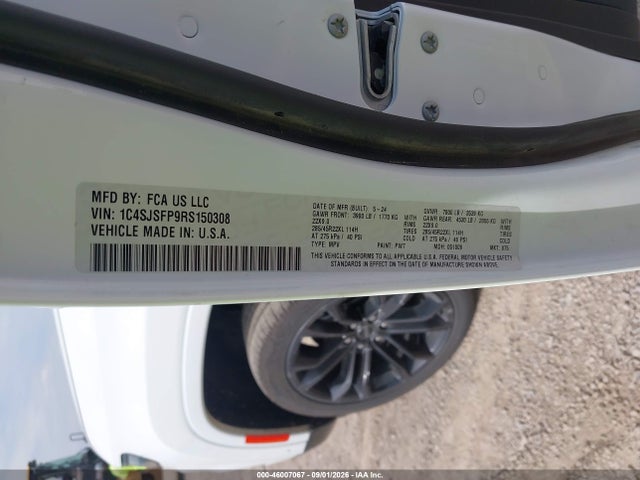 1C4SJSFP9RS150308 Jeep Grand Wagoneer L Series Ii 4x4