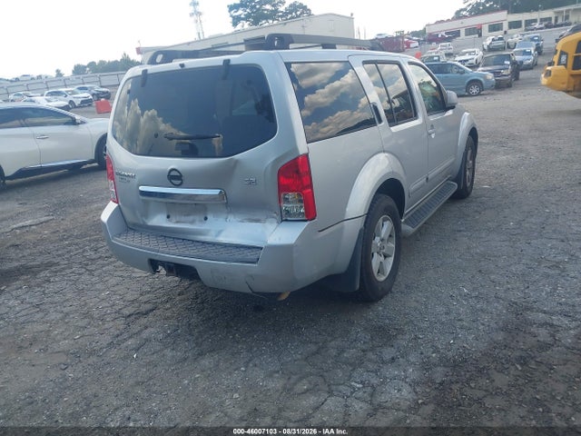 Продажа на аукционе авто 2008 Nissan Pathfinder Se, vin: 5N1AR18U48C630861, номер лота: 46007103