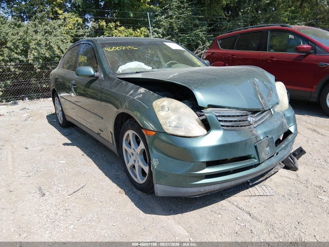 2003 Infiniti G35 Base W/6 Speed Manual მანქანა იყიდება აუქციონზე, vin: JNKCV51E93M009085, აუქციონის ნომერი: 46007196