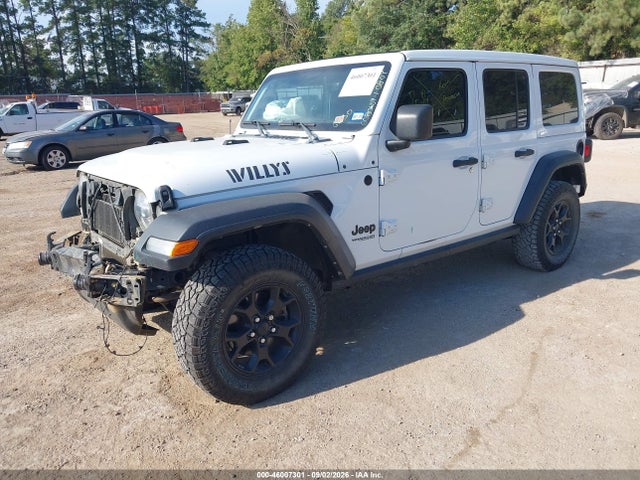 2021 Jeep Wrangler Unlimited Willys 4x4 მანქანა იყიდება აუქციონზე, vin: 1C4HJXDG4MW696350, აუქციონის ნომერი: 46007301