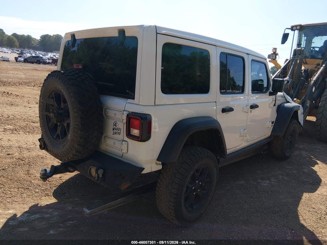 2021 Jeep Wrangler Unlimited Willys 4x4 მანქანა იყიდება აუქციონზე, vin: 1C4HJXDG4MW696350, აუქციონის ნომერი: 46007301