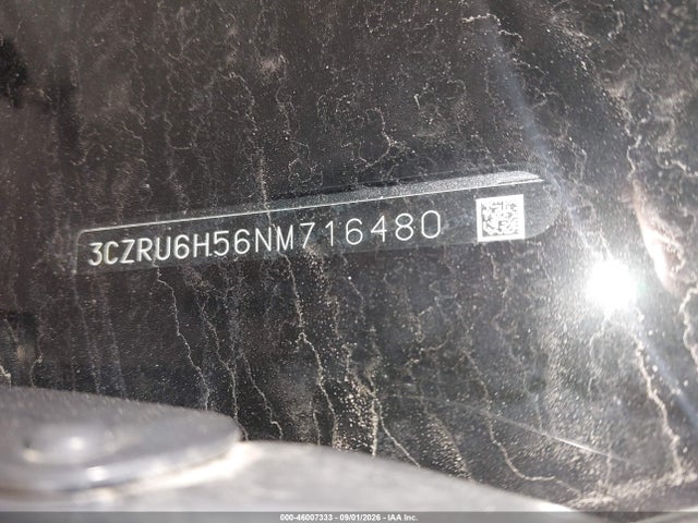 Auction sale of the 2022 Honda Hr-v Awd Ex, vin: 3CZRU6H56NM716480, lot number: 46007333