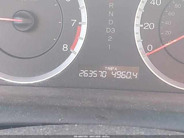 Aukcja sprzedaży 2012 Honda Accord 2.4 Ex-l, vin: 1HGCS1B89CA022241, numer aukcji: 46007404