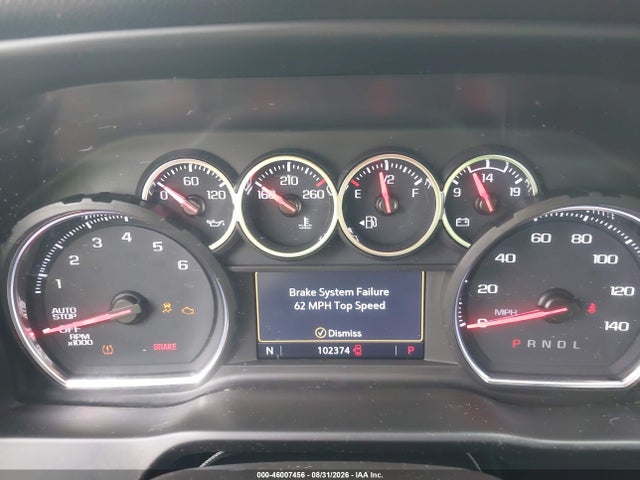 46007456 :رقم المزاد ، 1GCPWCED7MZ334330 vin ، 2021 Chevrolet Silverado 1500 2wd  Short Bed Lt مزاد بيع