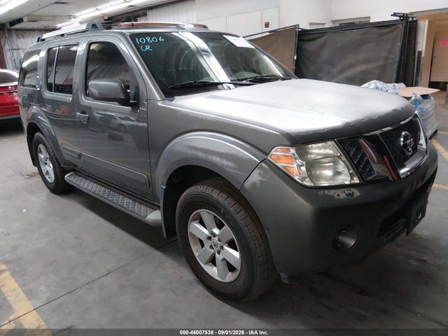 2008 Nissan Pathfinder Se მანქანა იყიდება აუქციონზე, vin: 5N1AR18U08C655286, აუქციონის ნომერი: 46007538