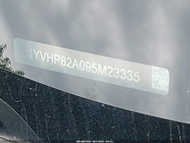 46007628 :رقم المزاد ، 1YVHP82A095M23335 vin ، 2009 Mazda Mazda6 مزاد بيع