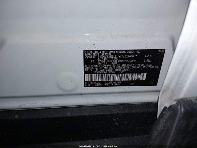 Toyota Rav4 Xle 2022 2T3W1RFV6NC197176 Image 9