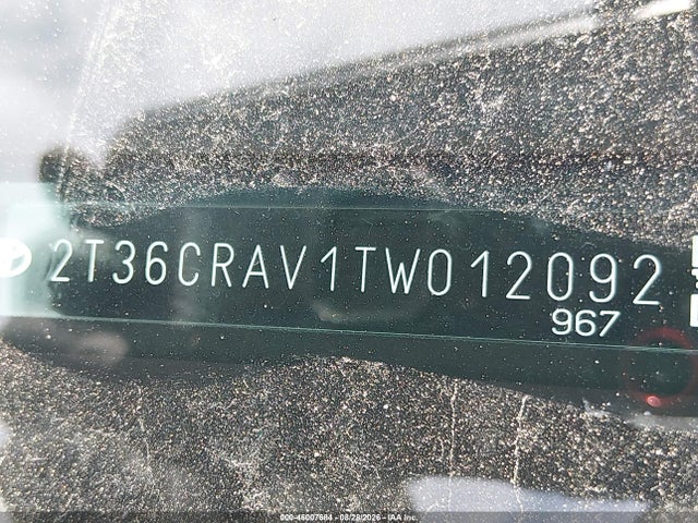 2T36CRAV1TW012092 Toyota Rav4 Xle Premium