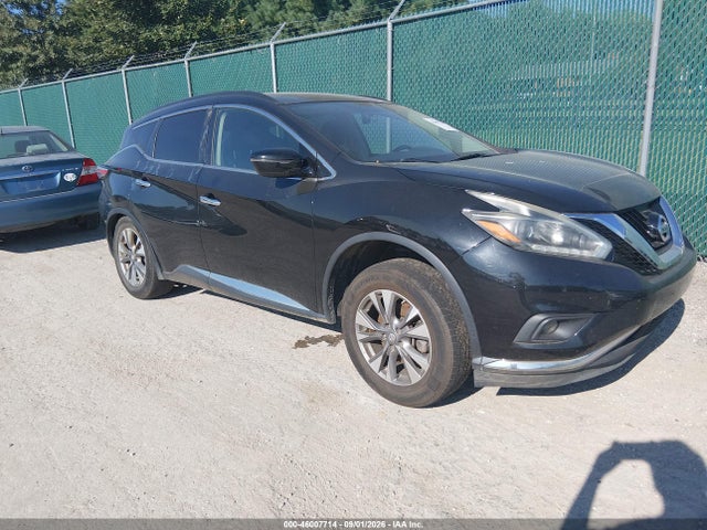 2018 Nissan Murano Sv მანქანა იყიდება აუქციონზე, vin: 5N1AZ2MHXJN102394, აუქციონის ნომერი: 46007714