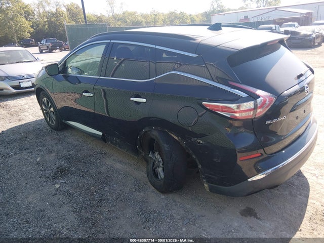 2018 Nissan Murano Sv მანქანა იყიდება აუქციონზე, vin: 5N1AZ2MHXJN102394, აუქციონის ნომერი: 46007714