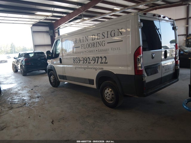 2017 Ram Promaster 1500 Low Roof 136 Wb მანქანა იყიდება აუქციონზე, vin: 3C6TRVAG5HE515923, აუქციონის ნომერი: 46007726