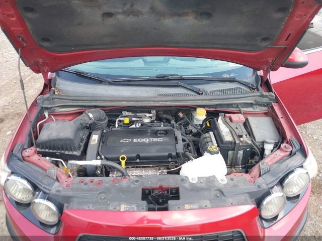 Продажа на аукционе авто 2014 Chevrolet Sonic Lt Auto, vin: 1G1JC5SH8E4210334, номер лота: 46007738