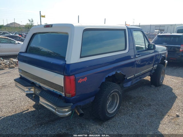 1996 Ford Bronco U100 მანქანა იყიდება აუქციონზე, vin: 1FMEU15HXTLB67818, აუქციონის ნომერი: 46007795