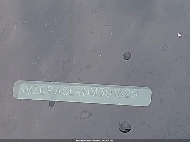 Продаж на аукціоні авто 2022 Mazda Mazda3 Preferred, vin: 3MZBPACL4NM301629, номер лоту: 46007796